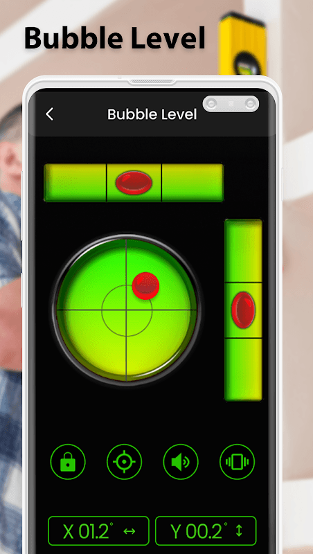 Spirit level and bubble level Meter screenshot 1
