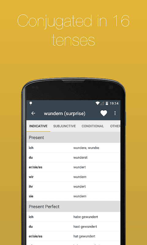 German Verb Conjugator screenshot 3