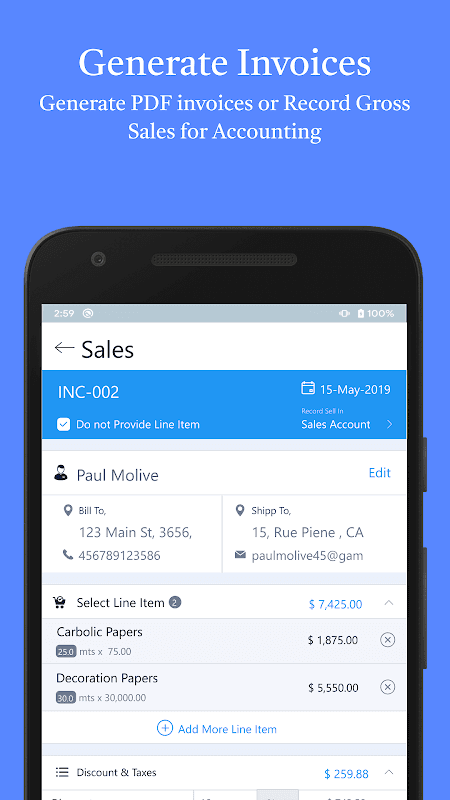 Accounting Bookkeeping - Invoice Expense Inventory screenshot 6