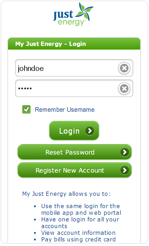 My Just Energy screenshot 1