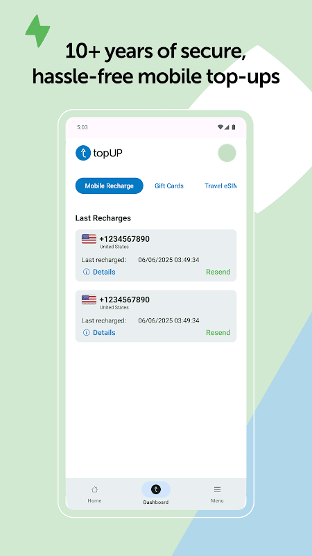 TopUp.com - Mobile Top Up Made Easy screenshot 5