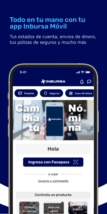 Inbursa Móvil screenshot 1