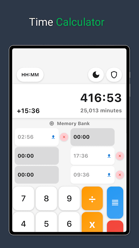 Hours Minutes Calculator Time screenshot 6
