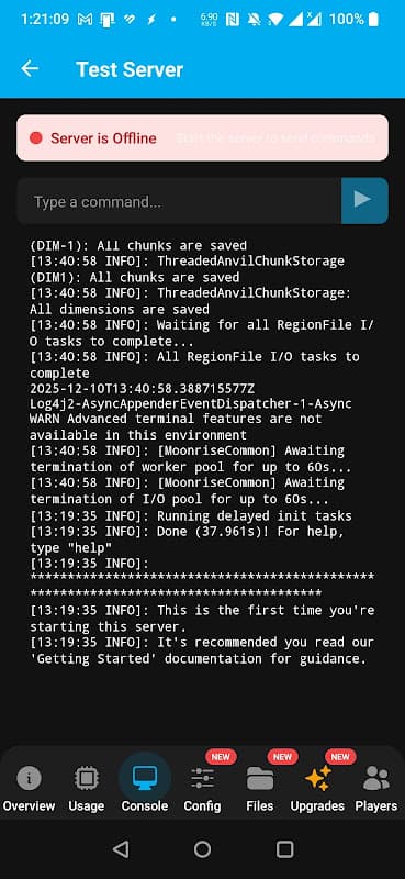 FreeMcServer.net screenshot 5