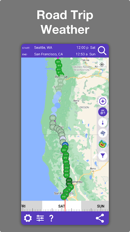 Drive Weather With Live Radar screenshot 2