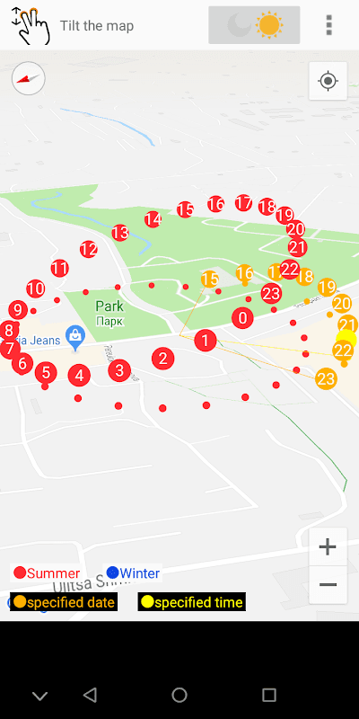 Sun position and path screenshot 5