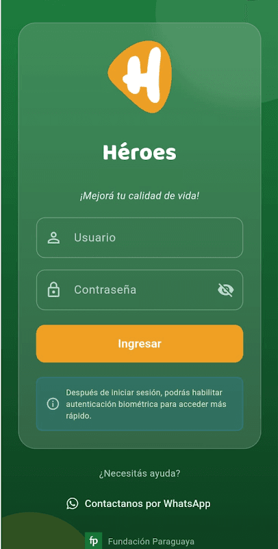 Héroes Fundación Paraguaya screenshot 2
