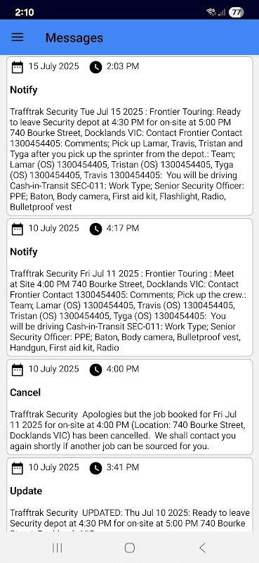 TRAFFTRAK screenshot 6