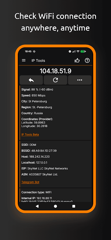 IP Tools: WiFi Analyzer screenshot 1