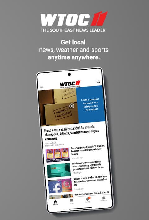 WTOC 11 News screenshot 1