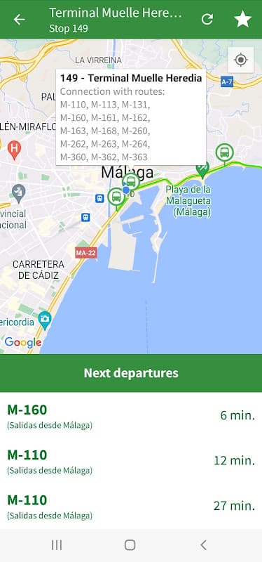 Consorcio Malaga screenshot 6