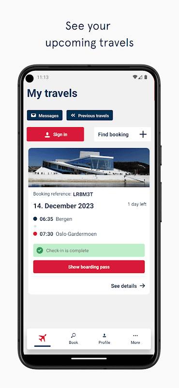 Norwegian Travel Assistant screenshot 1