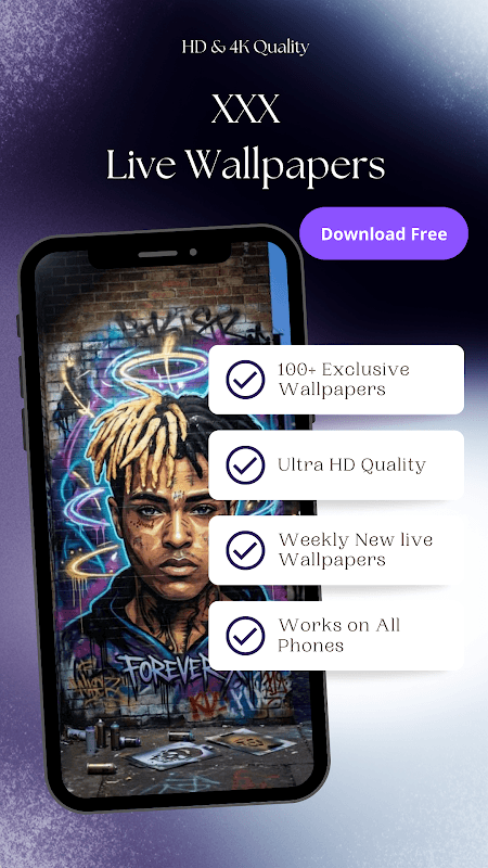 xxxTENTACION Wallpaper HD screenshot 3