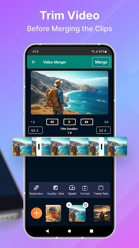 Video Merger, Joiner, Collage screenshot 3