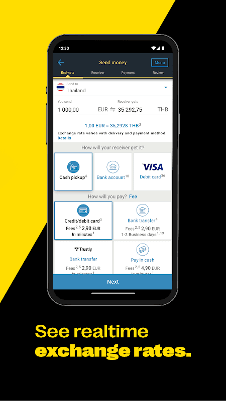 Western Union International Money Transfers screenshot 5