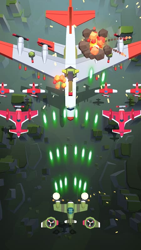 Burning Sky : Aircraft Combat screenshot 2