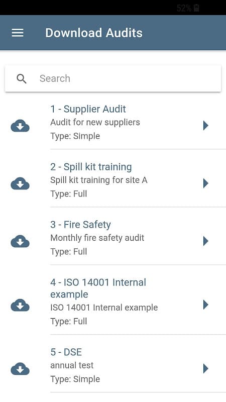 MY Audits screenshot 2