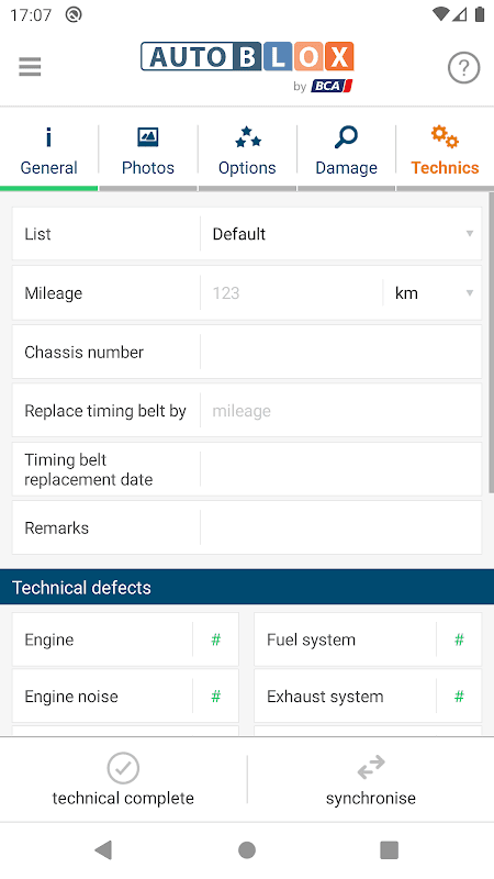 AutoBLOX Inspection app screenshot 4