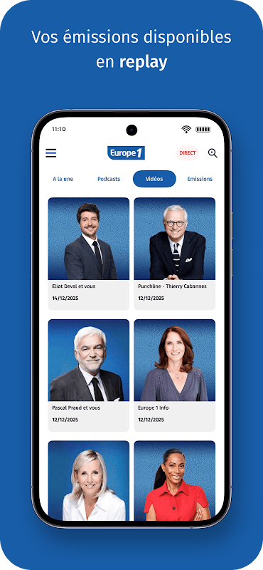 Europe 1: radio, podcast, actu screenshot 5