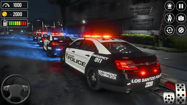 Police Car Chase: Cop Games 3D screenshot 1