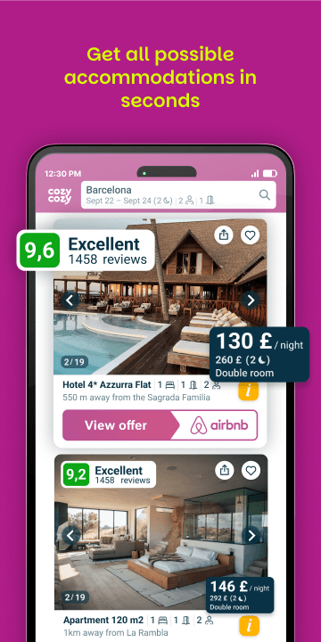 Cozycozy - All Accommodations screenshot 2