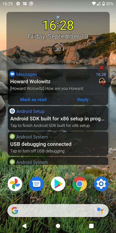 Notification Widget screenshot 2