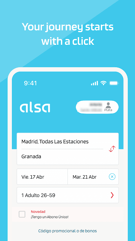 Alsa: Buy coach tickets screenshot 1