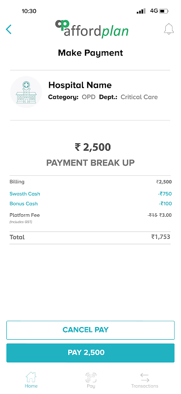 Affordplan Swasth screenshot 4