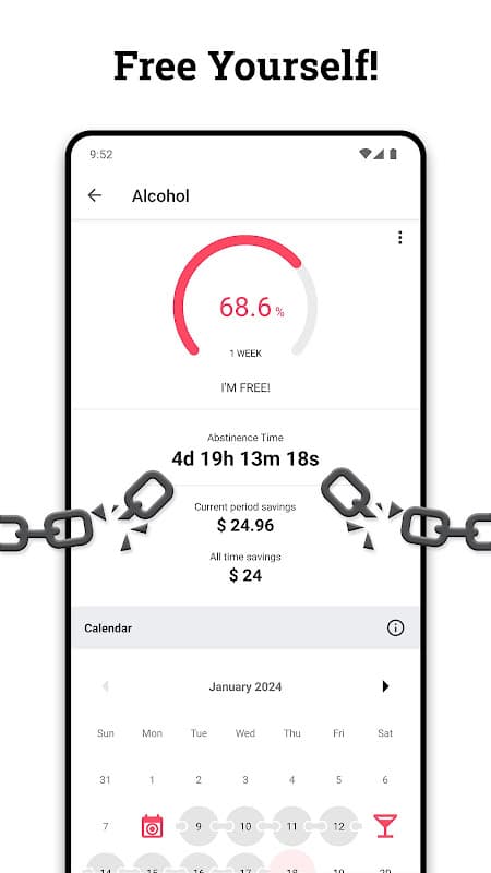 Quitzilla: Quit Habit Tracker screenshot 2