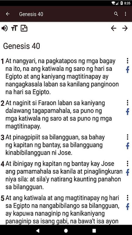 Bible in Tagalog screenshot 6