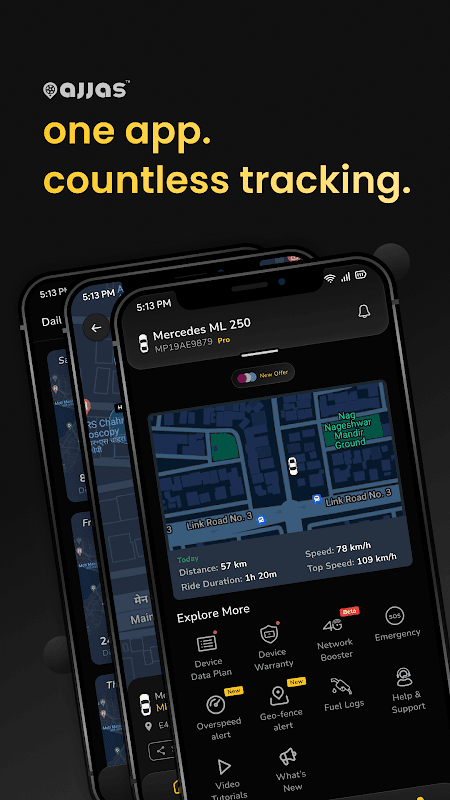 Ajjas: Smart GPS Tracking App screenshot 1