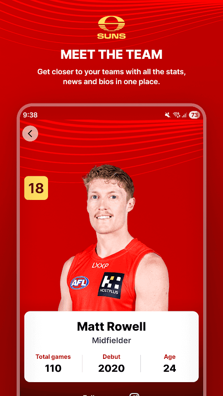 Gold Coast SUNS Official App screenshot 3