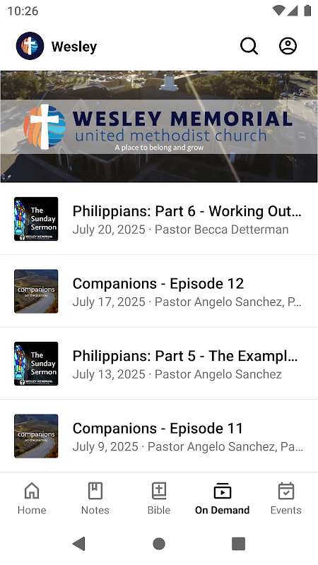 Wesley Memorial UMC screenshot 3
