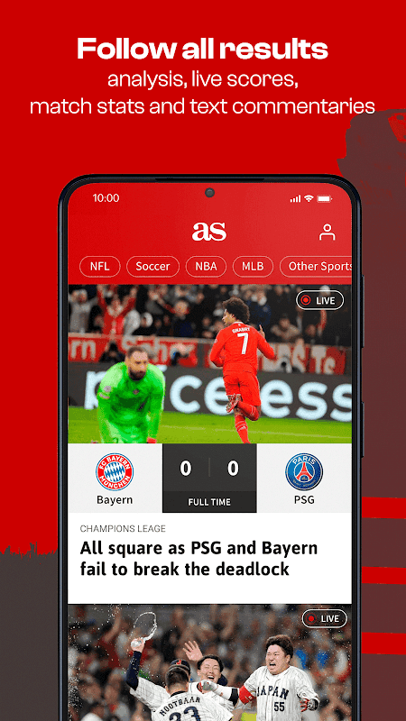 AS -  News and sports results. screenshot 4
