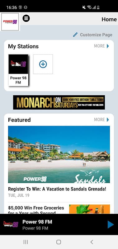 Power 98 FM screenshot 1
