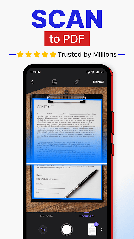 PDF Scanner: Document scanner + OCR Free screenshot 1