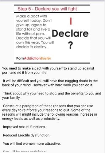 Quit porn addiction, reboot you're life screenshot 2