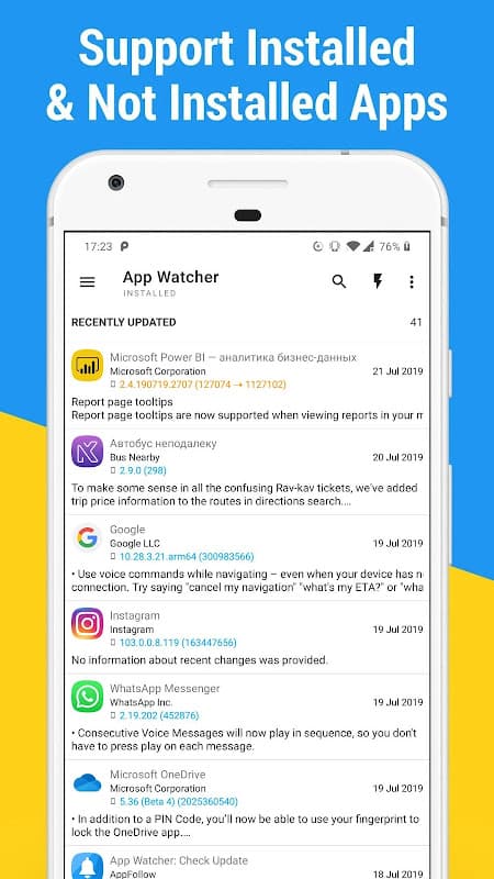 App Watcher: Сheck Update screenshot 3