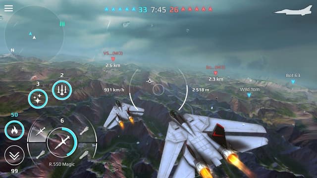 Sky Combat : Fighter Jet Games screenshot 4