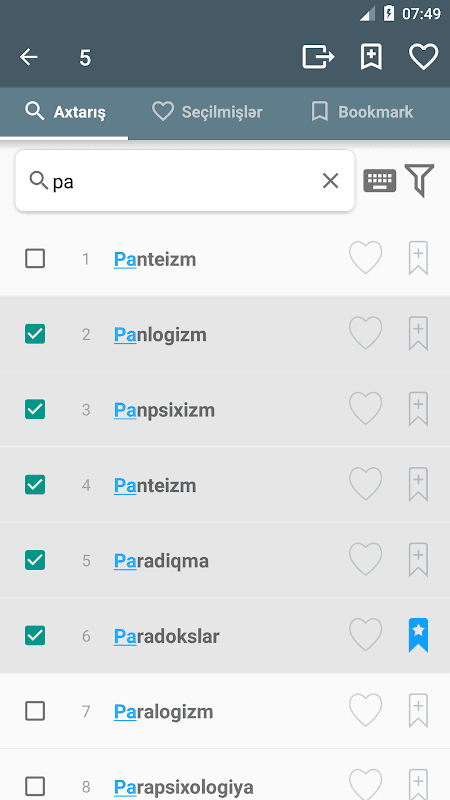 Fəlsəfə terminləri lüğəti screenshot 2