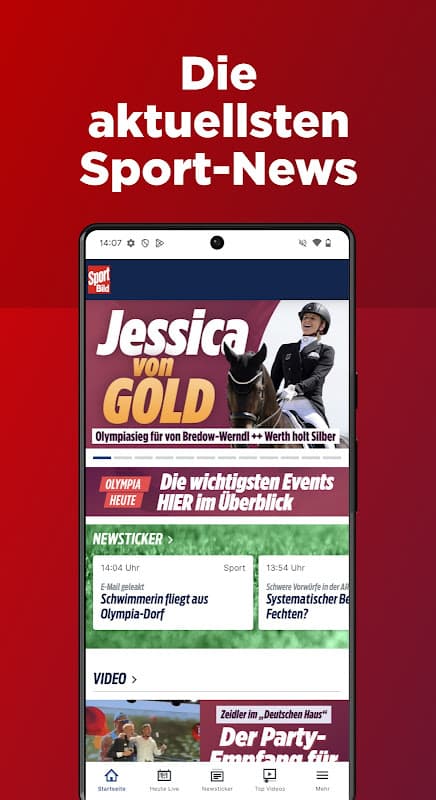 Sport BILD: Fussball, Bundesliga & Sport News live screenshot 1