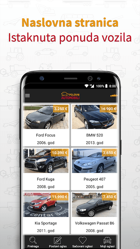 PolovniAutomobili screenshot 1
