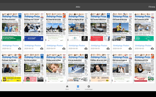 Jönköpings-Posten e-tidning screenshot 6