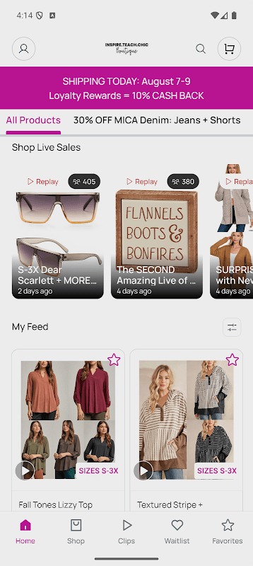 Inspire.Teach.Chic Boutique screenshot 2