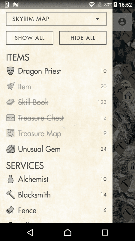 MapGenie: Skyrim Map screenshot 2