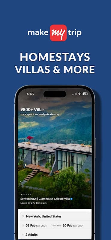 MakeMyTrip-Flights Hotels Cabs IRCTC Rail Bookings screenshot 6