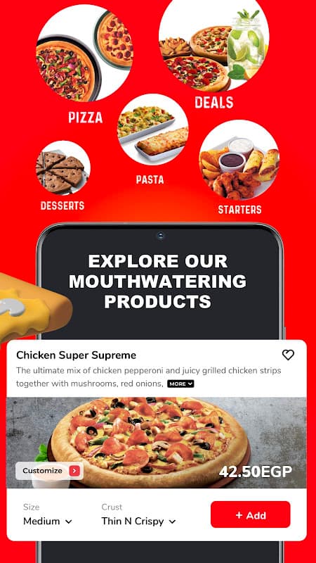 PizzaHut Egypt - Order Pizza Online for Delivery screenshot 3
