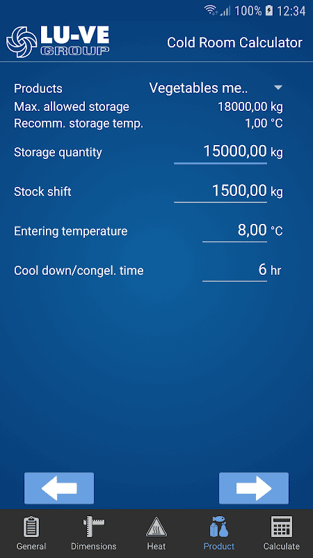 Cold Room Calculator screenshot 5