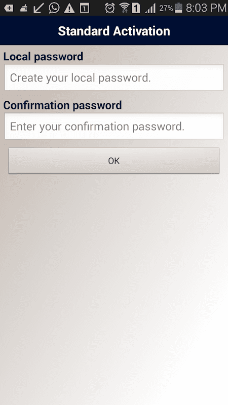 QNB Egypt m-Token screenshot 2