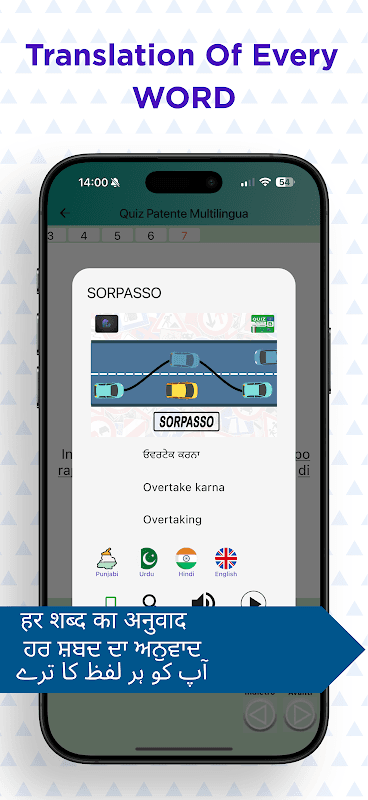 Patente in punjabi 2021 Quiz Patente Multilingua screenshot 6